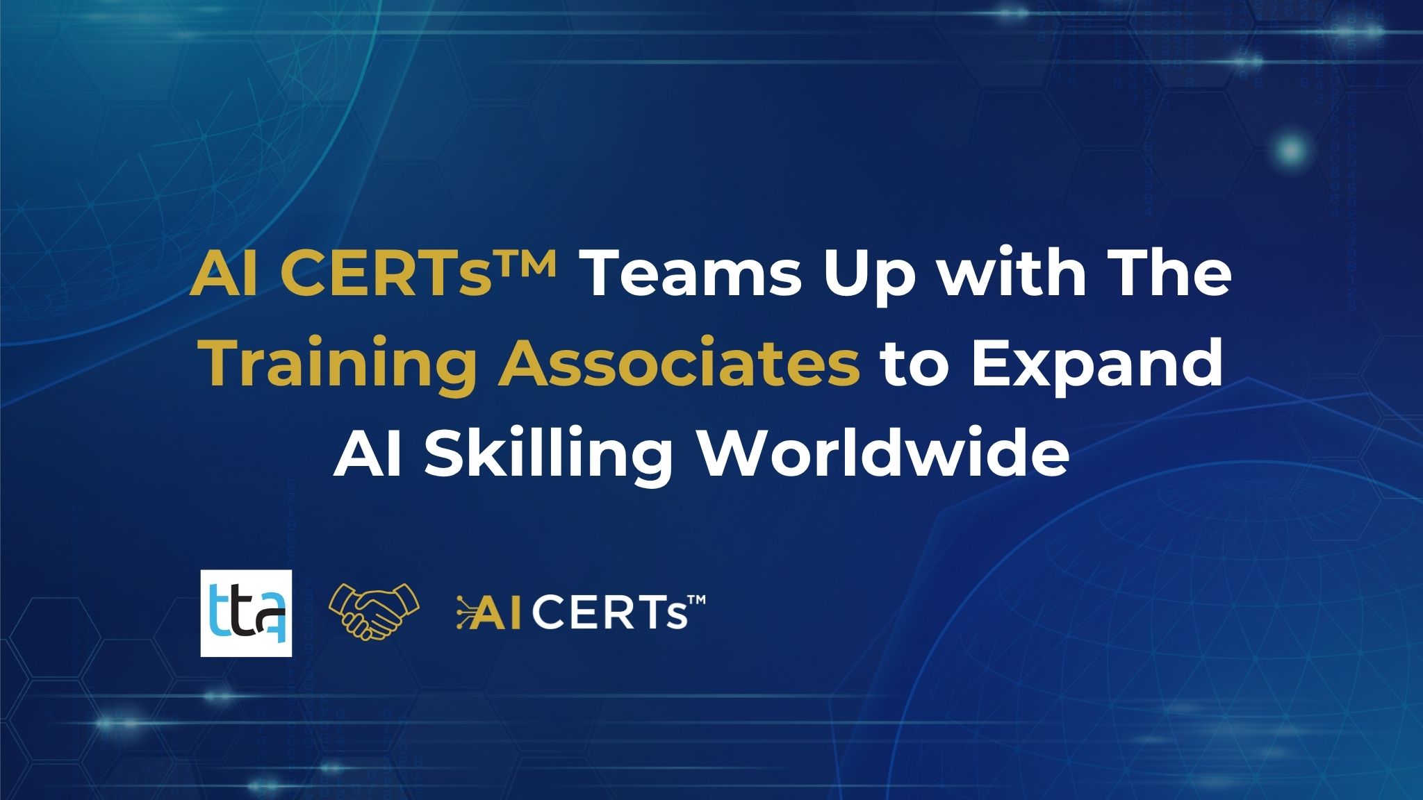 AI CERTs<sup>®</sup> Teams Up with The Training Associates to Expand AI Skilling Worldwide